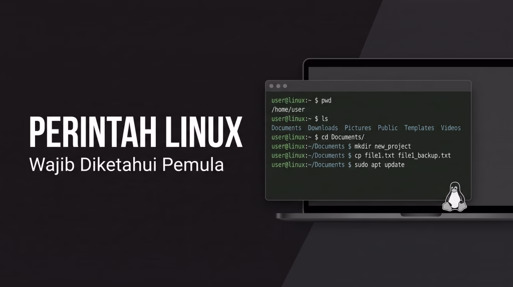 Panduan kumpulan perintah Linux dasar untuk pemula di terminal